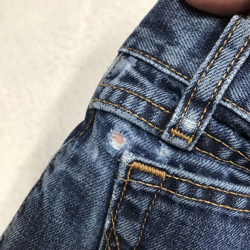 WRANGLER 20X Style 02 Jeans Men 30x31 Slim Fit Distressed Whiskered Western